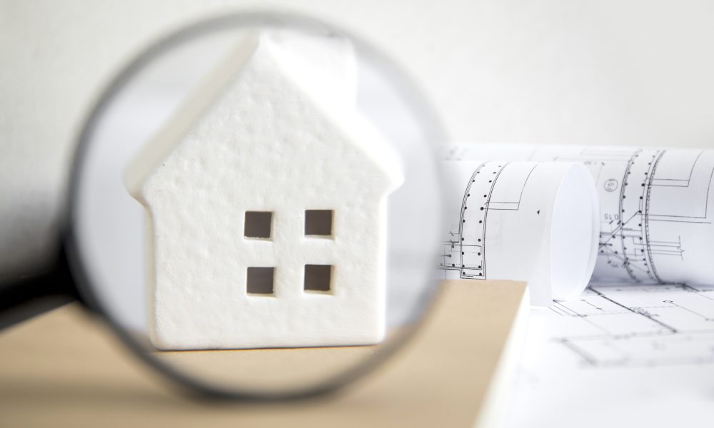 toy house magnifying glass